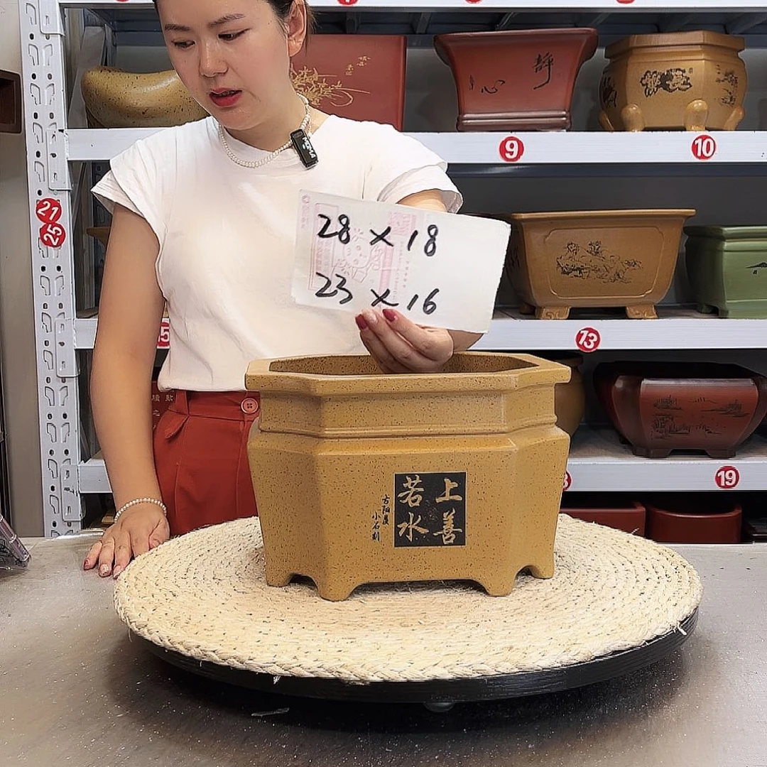 紫砂花盆紫砂花盆