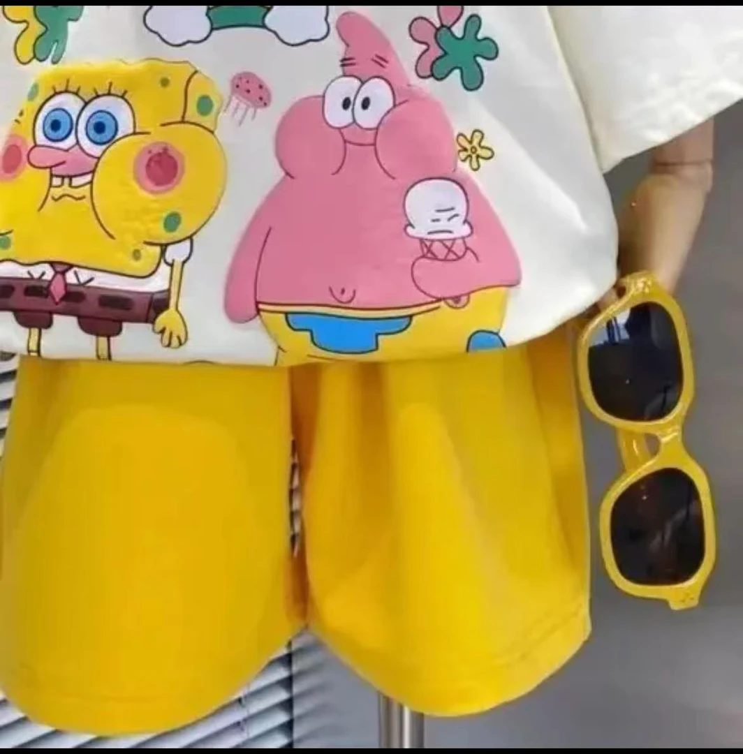 （单短裤）2025夏季新款儿童洋气爆款休闲卡通宽松韩版网红短裤