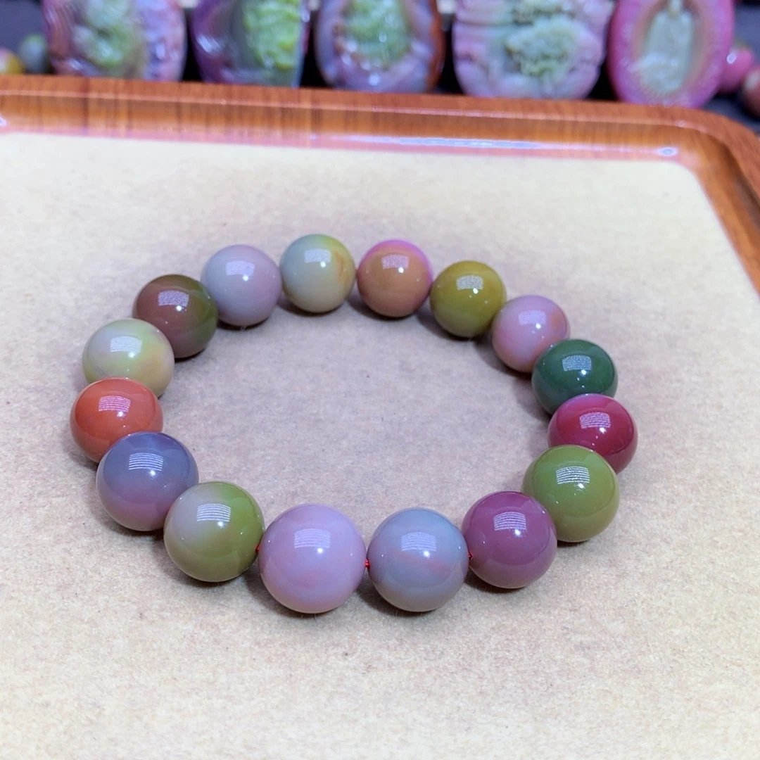 玛瑙未镶嵌手链盐源