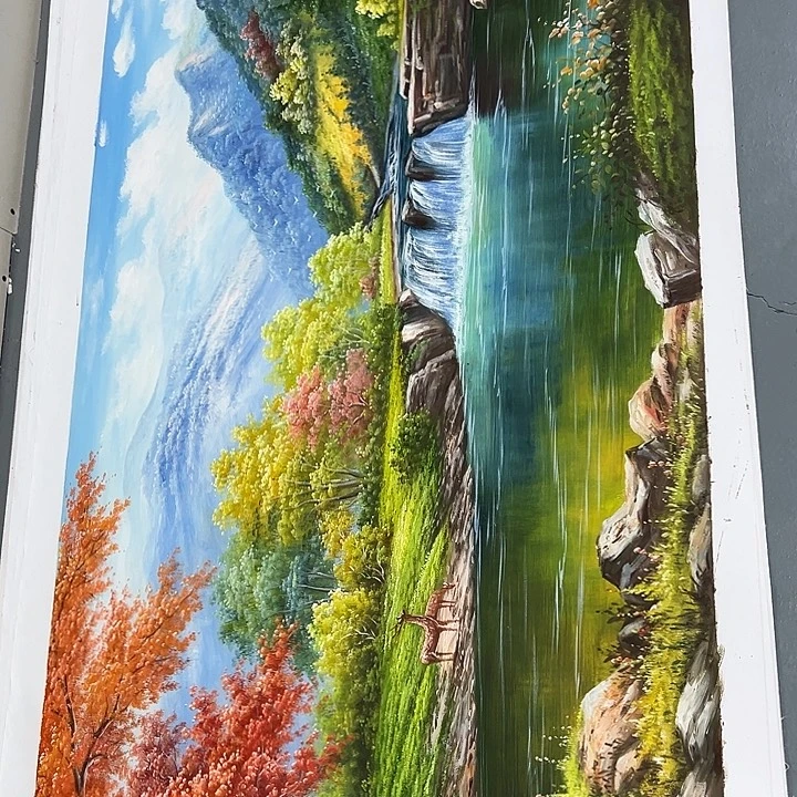 油画好仔仔细细一直影子