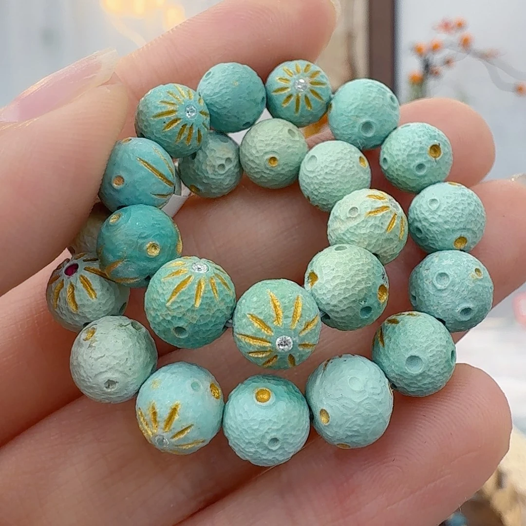 绿松石未镶嵌珠宝半成品