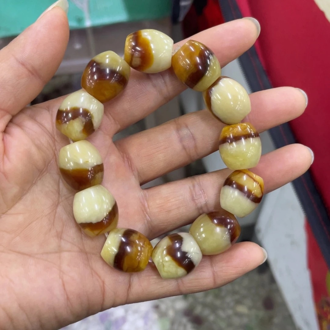 未镶嵌蛇纹石玉手串