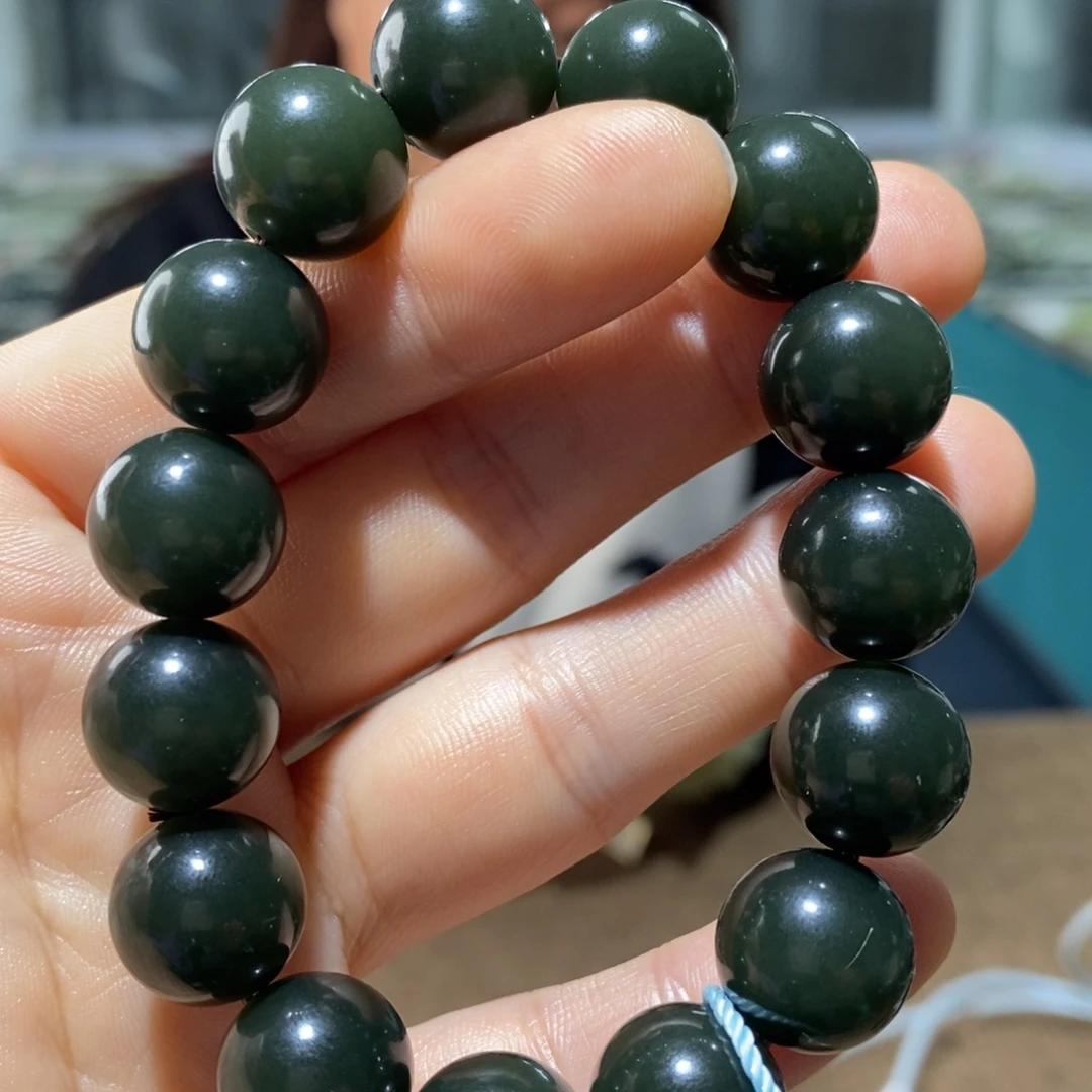 和田玉未镶嵌手链114