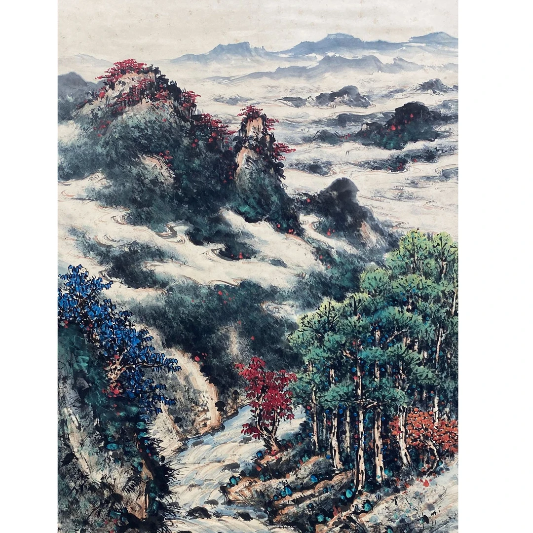 DY4527关先生 山水 纸本138*68