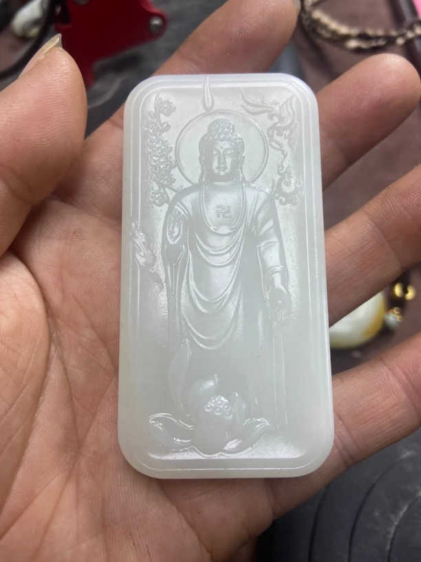 和田玉 吊坠 大日如来