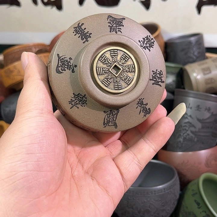 茶杯紫砂全手工紫砂主人杯
