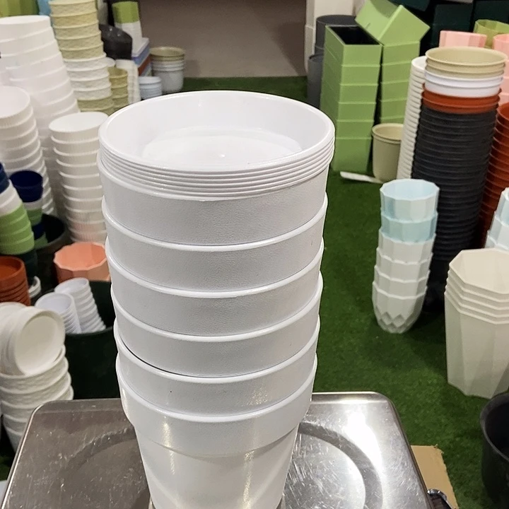 塑料HT-10口14高12.5白色带拖6个