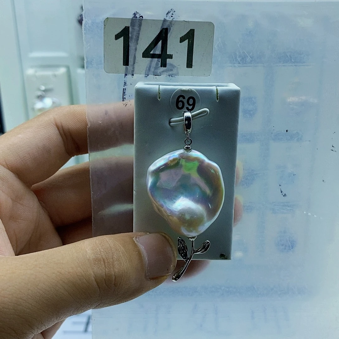 颈饰合金淡水珍珠