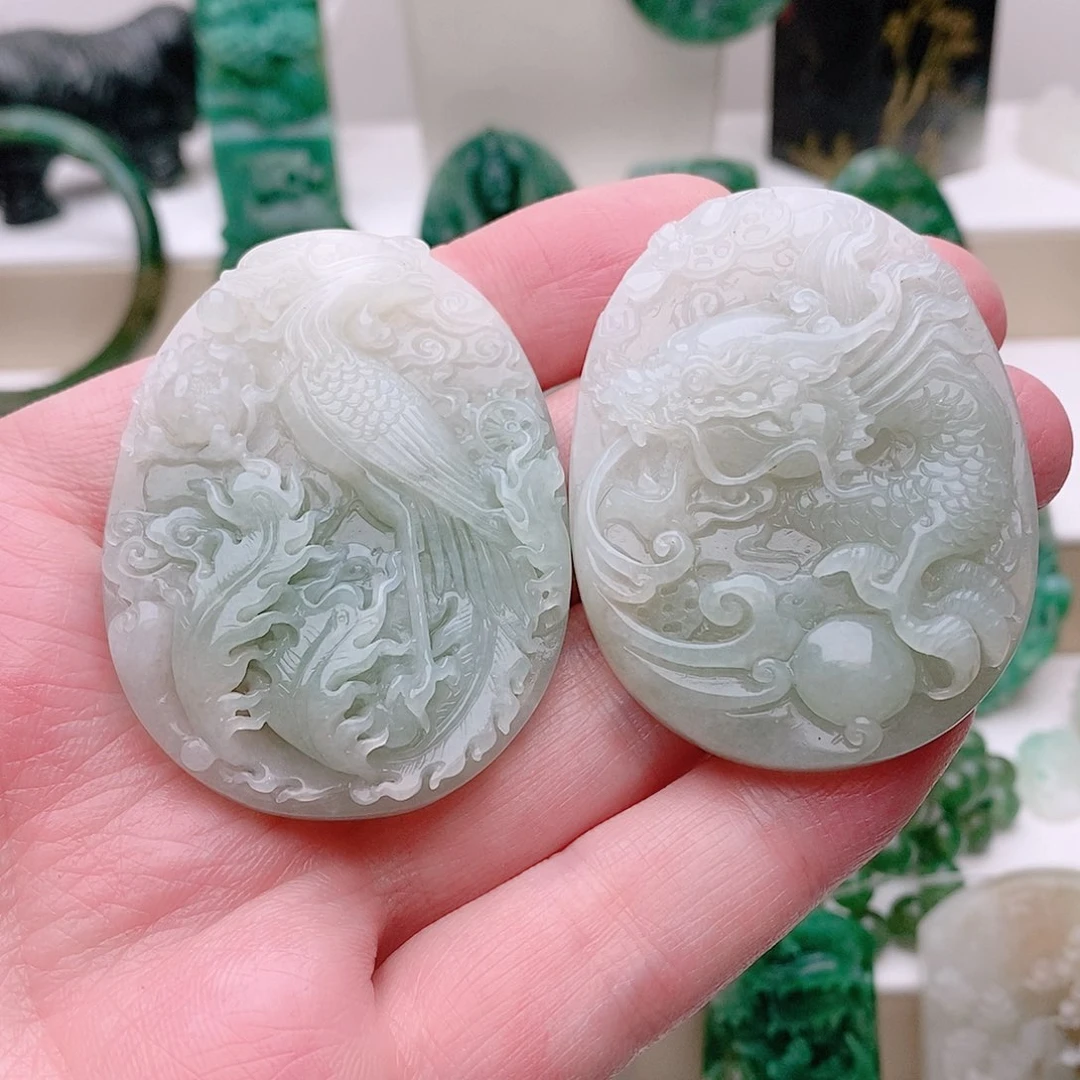 独山玉未镶嵌吊坠
