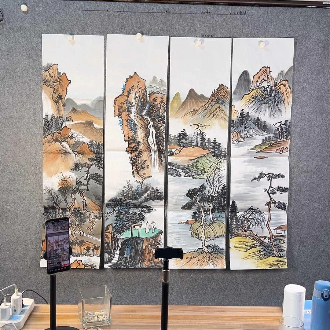 国画412 牡丹花等经济植物和花卉