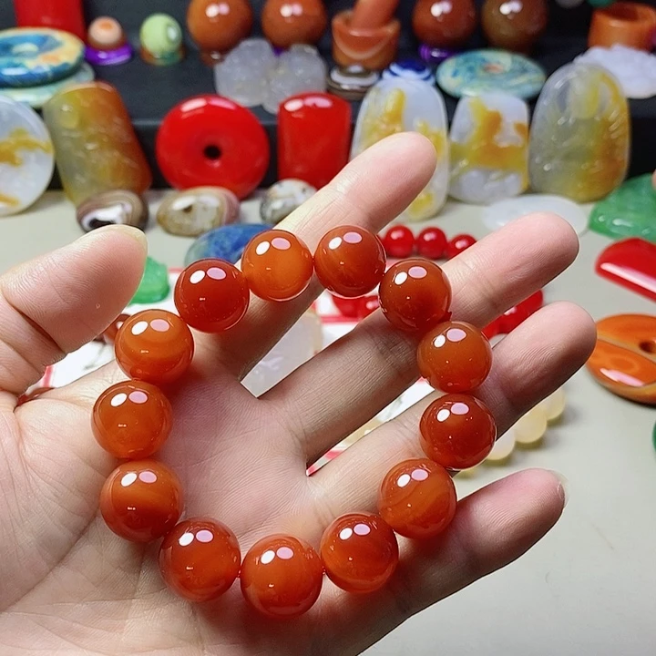 玛瑙/玉髓吊坠(不含链)未镶嵌浅*