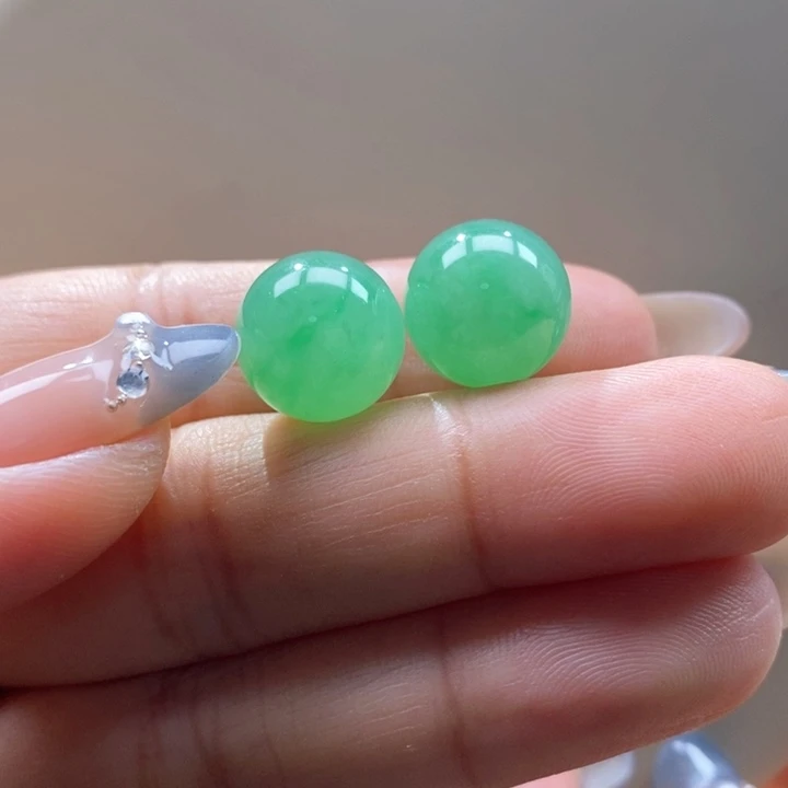 翡翠未镶嵌吊坠(不含链)翡翠满绿珠（随机发一个）