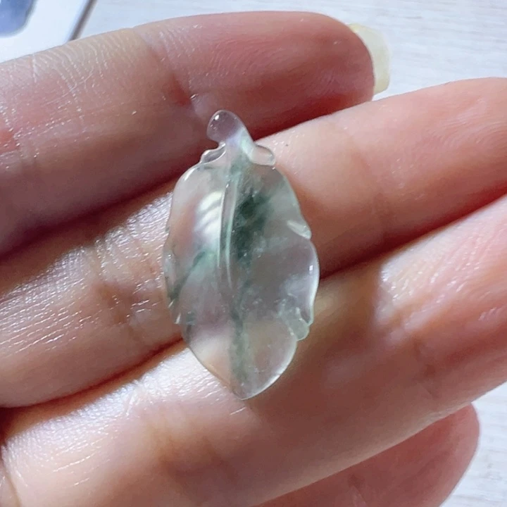翡翠未镶嵌耳饰翡翠吊坠