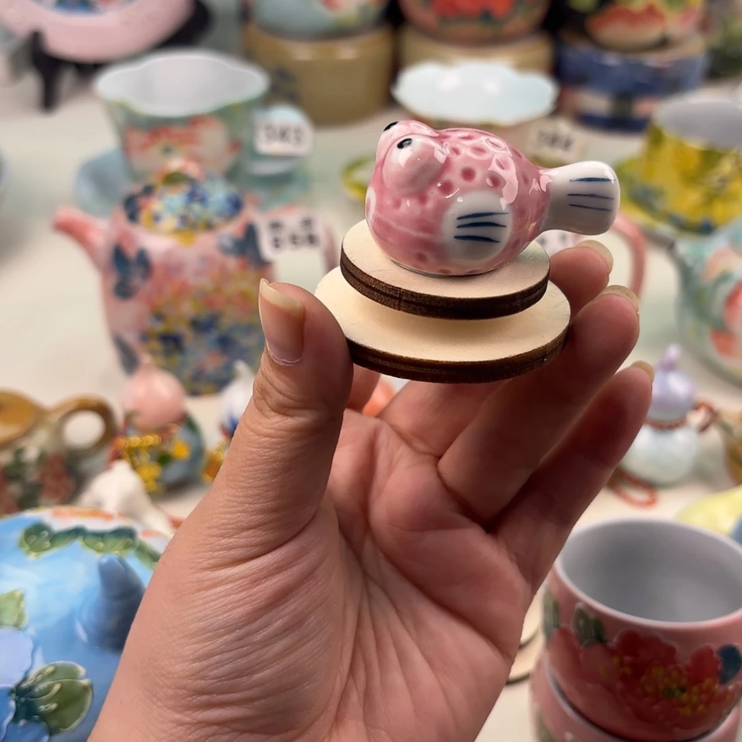 景德镇手绘高温釉下彩陶瓷茶具