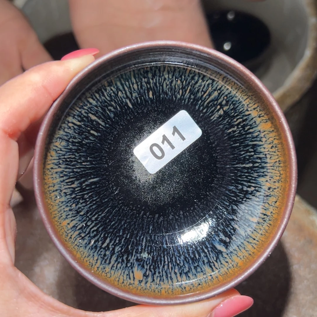 茶盏全手工原矿原釉建盏