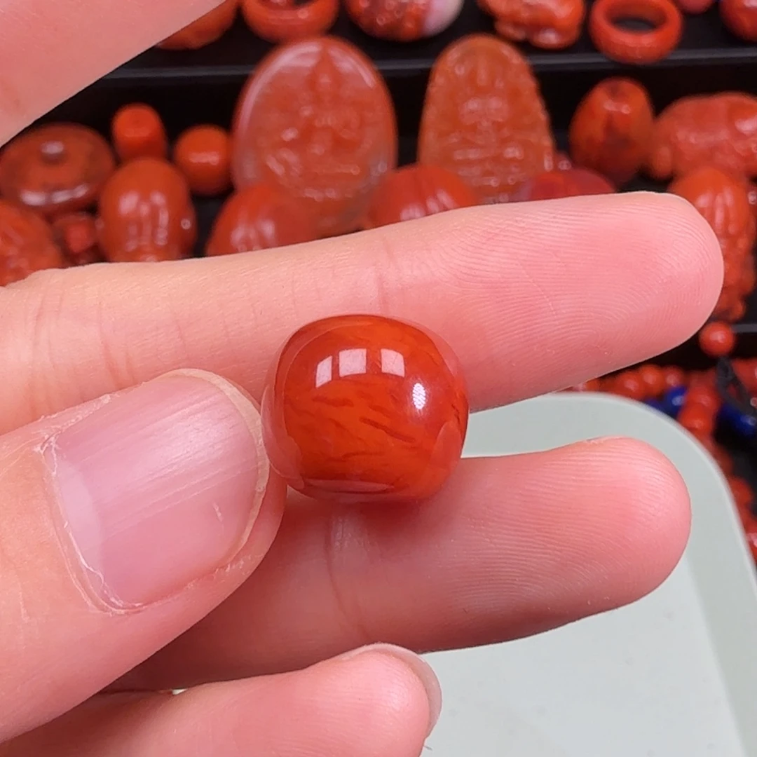 南红玛瑙未镶嵌配饰13.8x12mm
