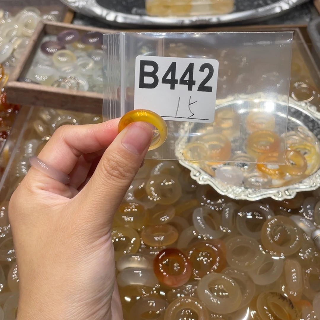 玛瑙/玉髓未镶嵌戒指442