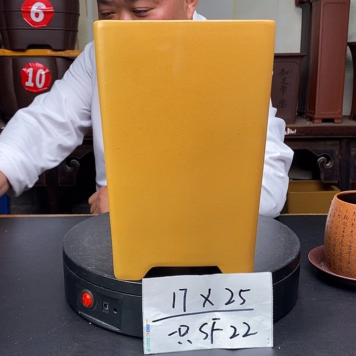 紫砂花盆货号一只SF22