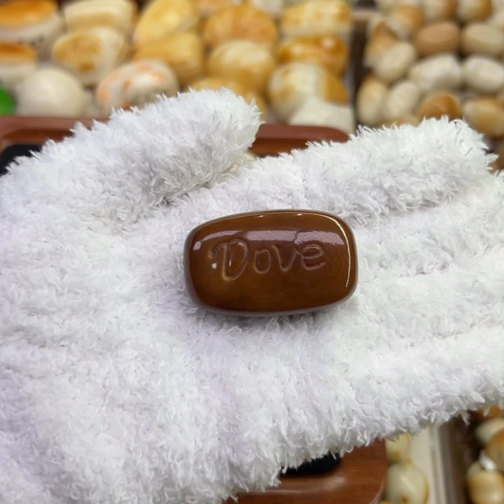 用***哥菩提根/象牙果把件36 象牙果巧克力手把件