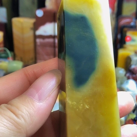 青田石印石石**心青田石