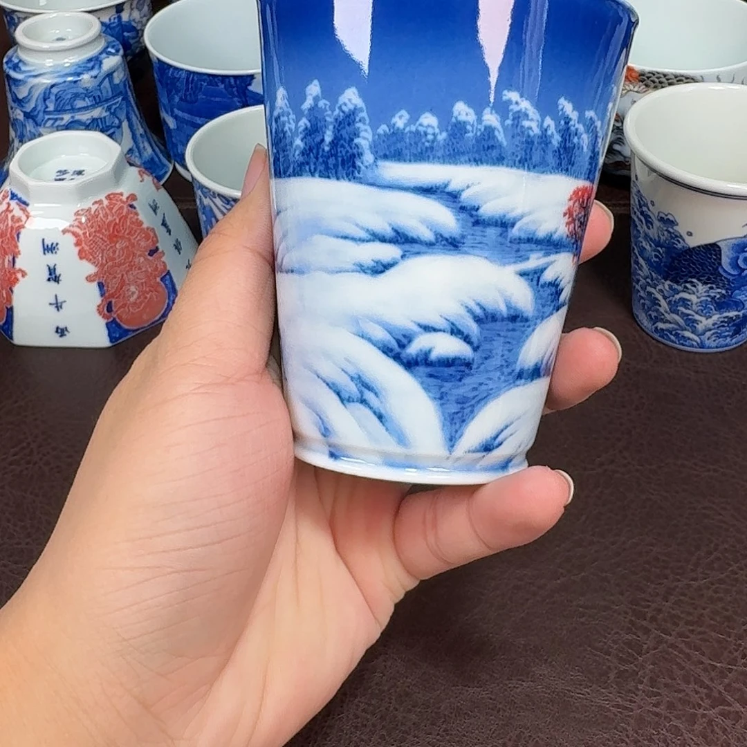 瑞***_现代景德镇陶瓷盖碗