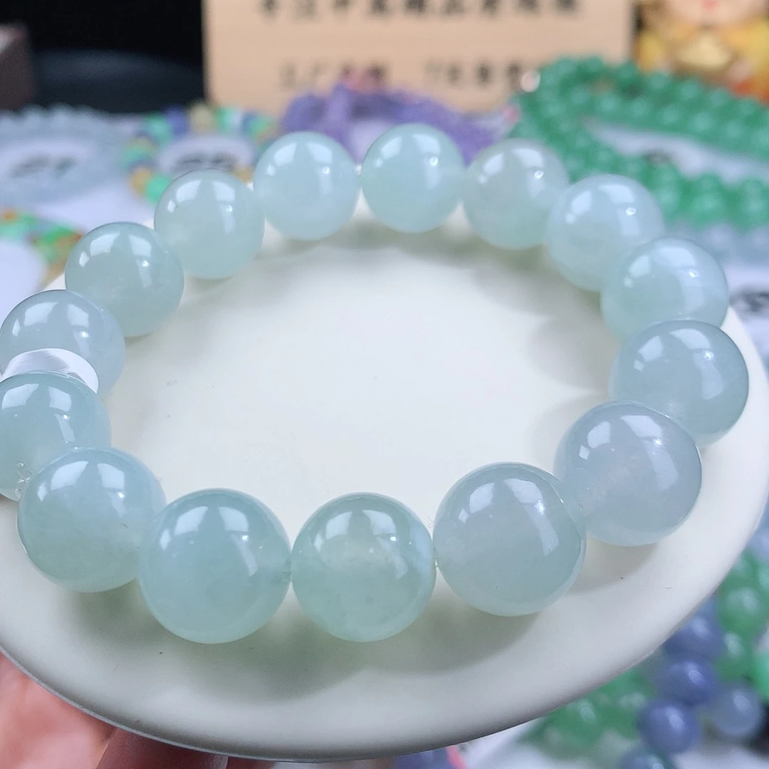 翡翠手链未镶嵌卡13.3