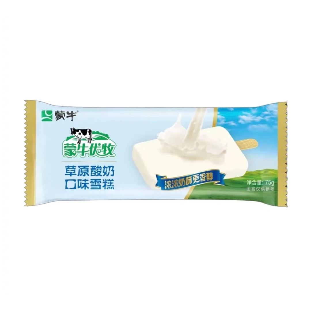 蒙牛优牧草原酸奶口味雪糕网红冰淇淋冰棍冷饮75g/支雪糕同城送雪糕同城配