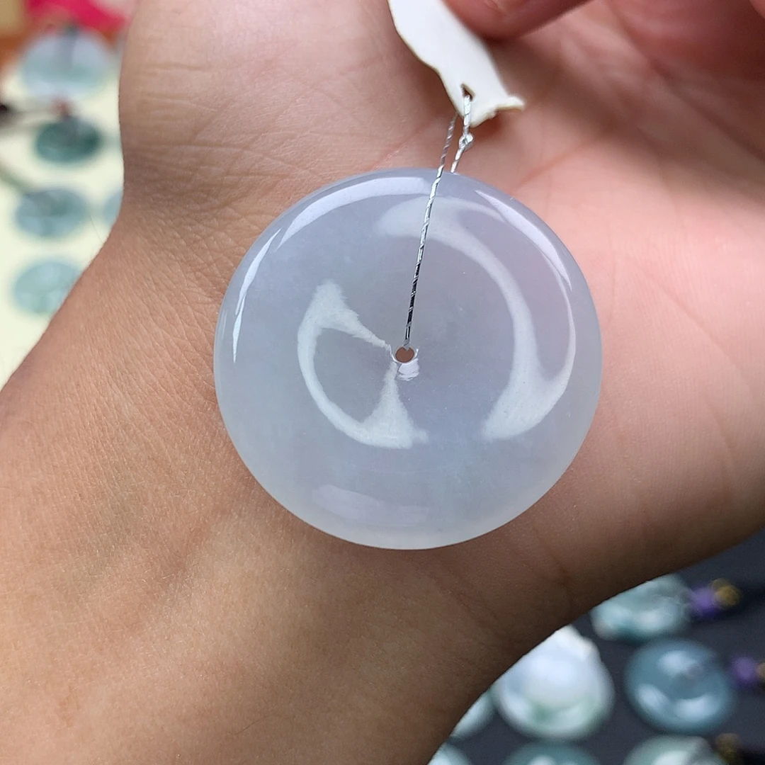 翡翠未镶嵌颈饰8 尺寸32.5-6