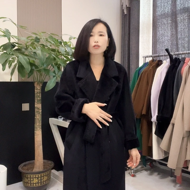骆马绒山羊绒混纺S码