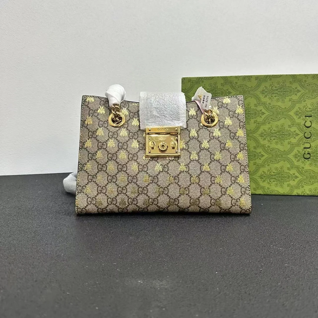 未使用 GUCCI/古驰 壹所奢品/GUCCI padlock小号 蜜蜂