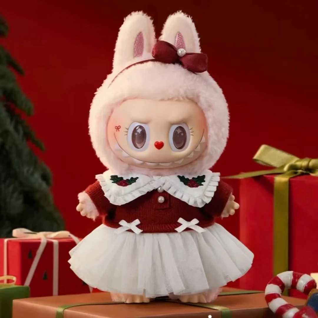 【国版】圣诞闪闪mokoko系列搪胶毛绒公仔挂件