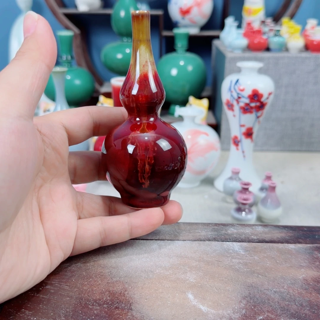 陶瓷手工小花器摆件