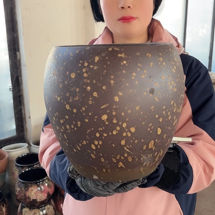 瑕疵高24口21花盆