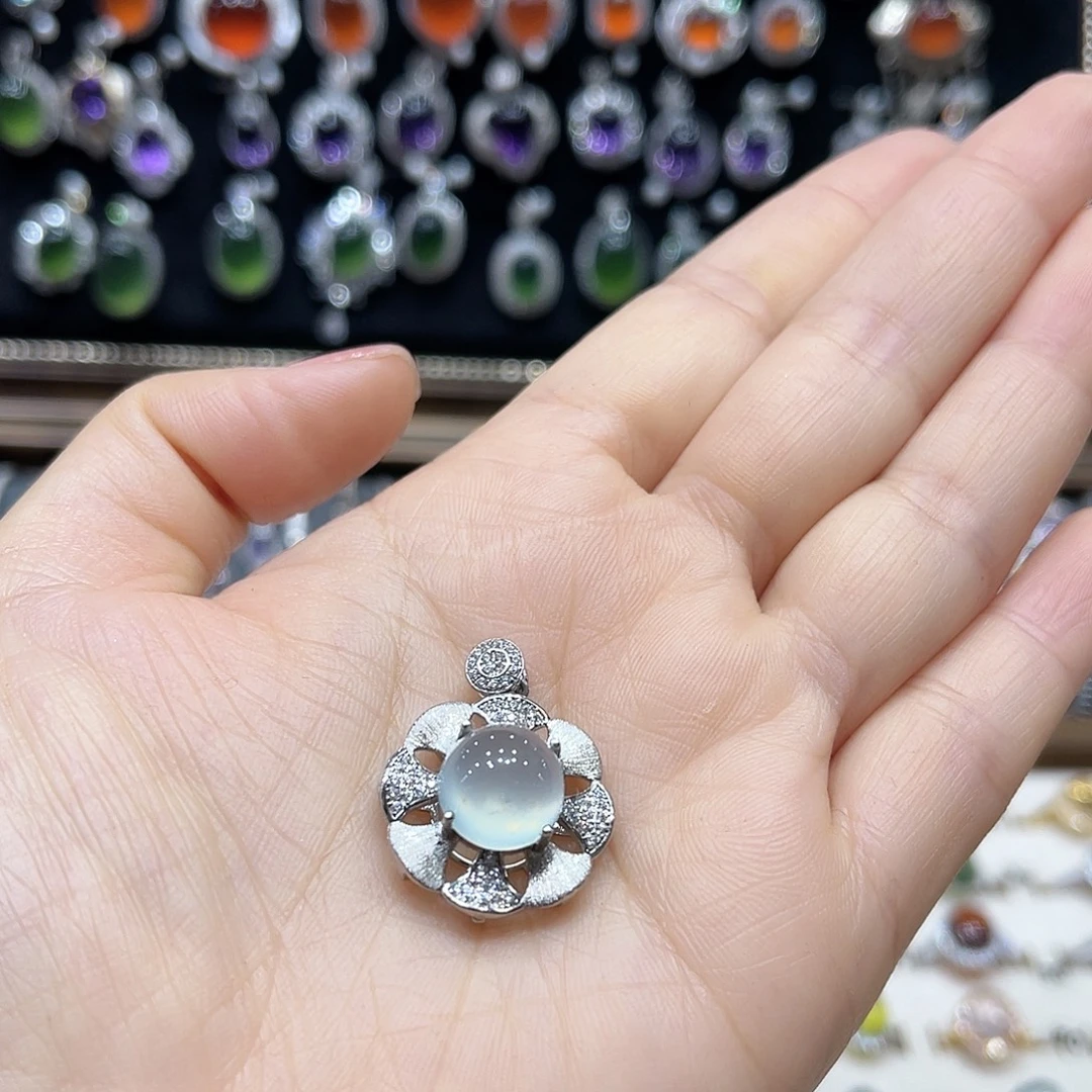 银S925镶嵌戒指紫晶