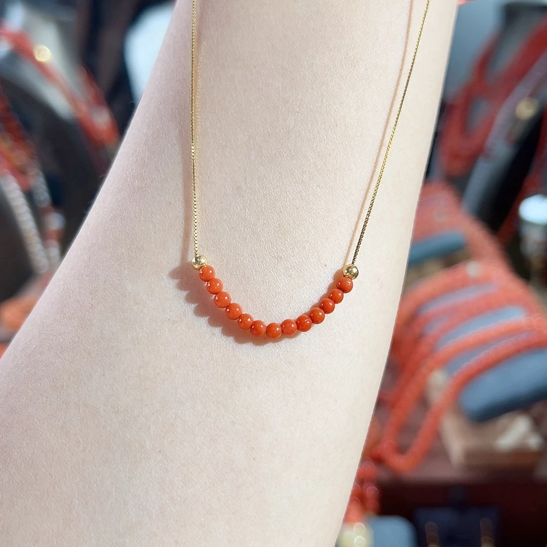 南红玛瑙未镶嵌颈饰