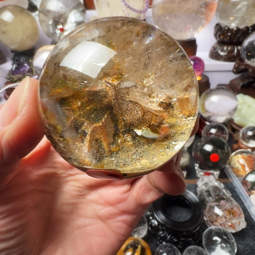 摆件未镶嵌水晶意境万里黄金山