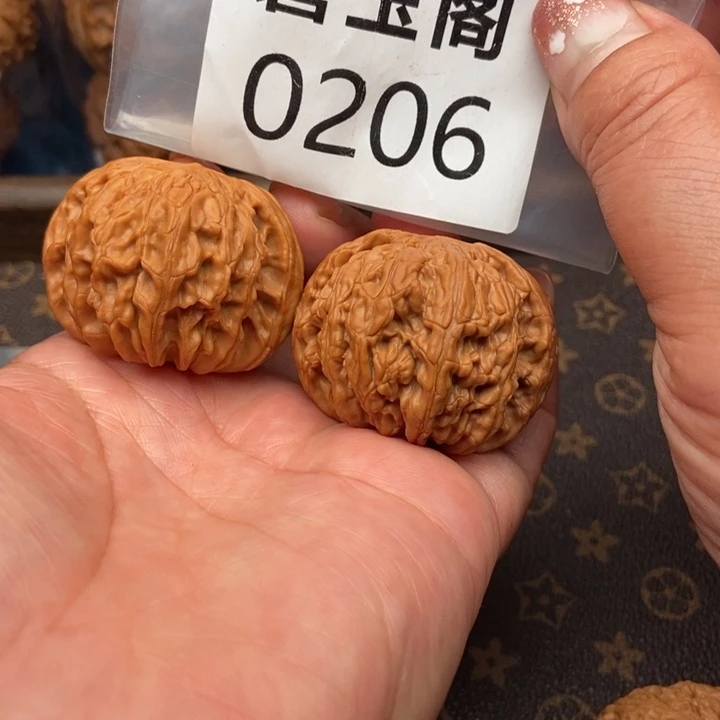 文玩核桃把件磨盘43