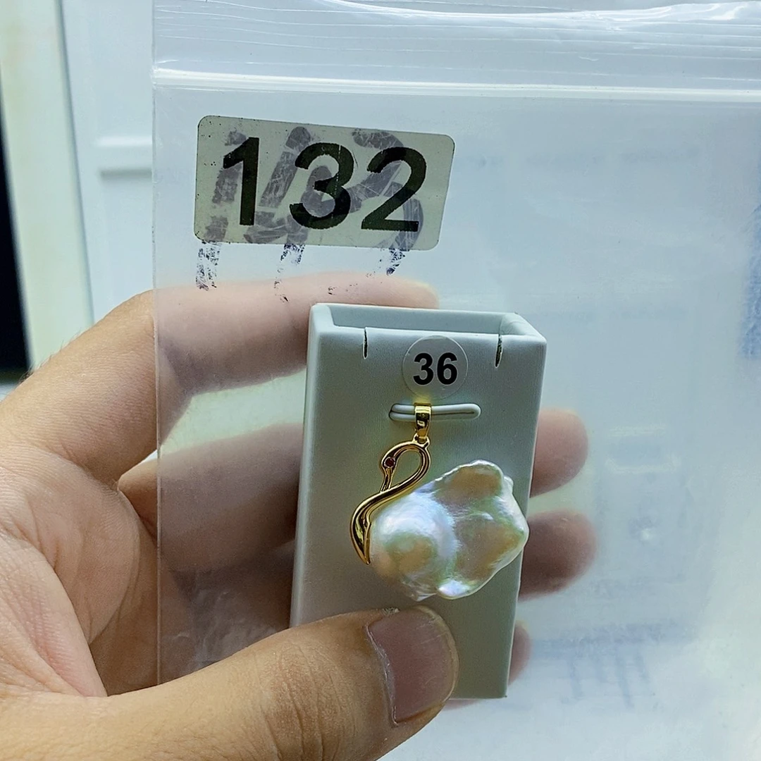 颈饰合金淡水珍珠