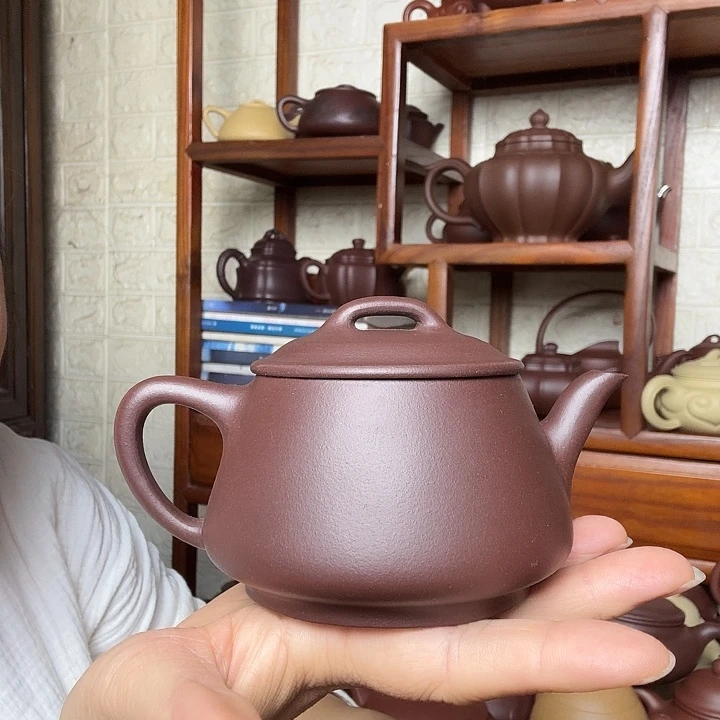 茶壶紫砂影瓢240cc半手工