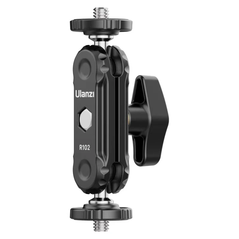 Ulanzi优篮子R102金属豌豆荚万向魔术手双球头拓展摄影机配件支架