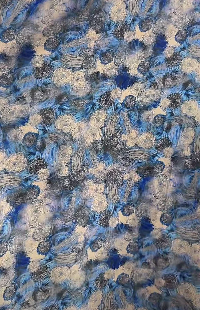 【木棉.梵高星空】新款木棉布料布料，不支持七天无理由