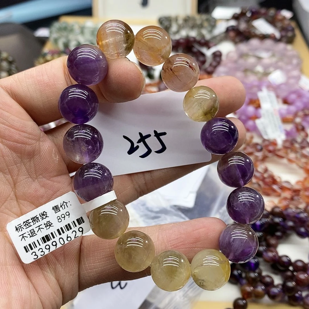 水晶手链未镶嵌天然