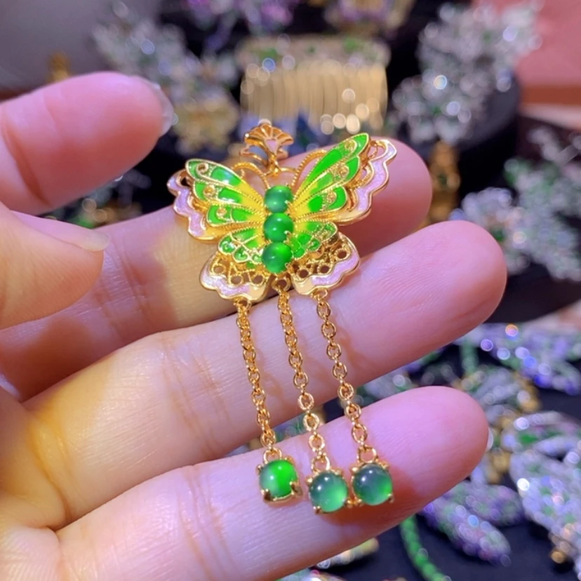 【闪购商品】翡翠挂件银S925镶嵌