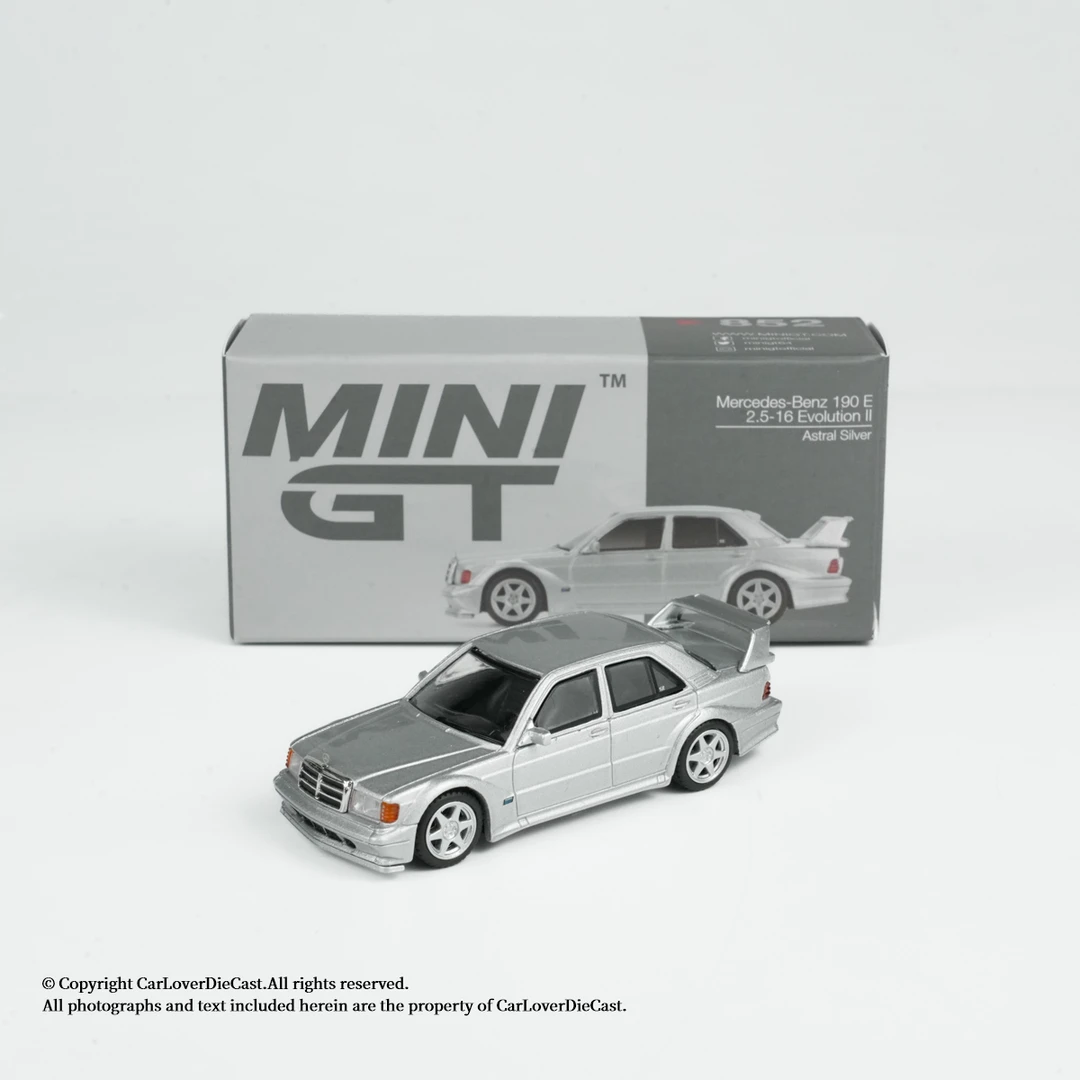 MINIGT 1:64梅赛德斯奔驰190E 2.5-16 Evolution II 合金汽车模型