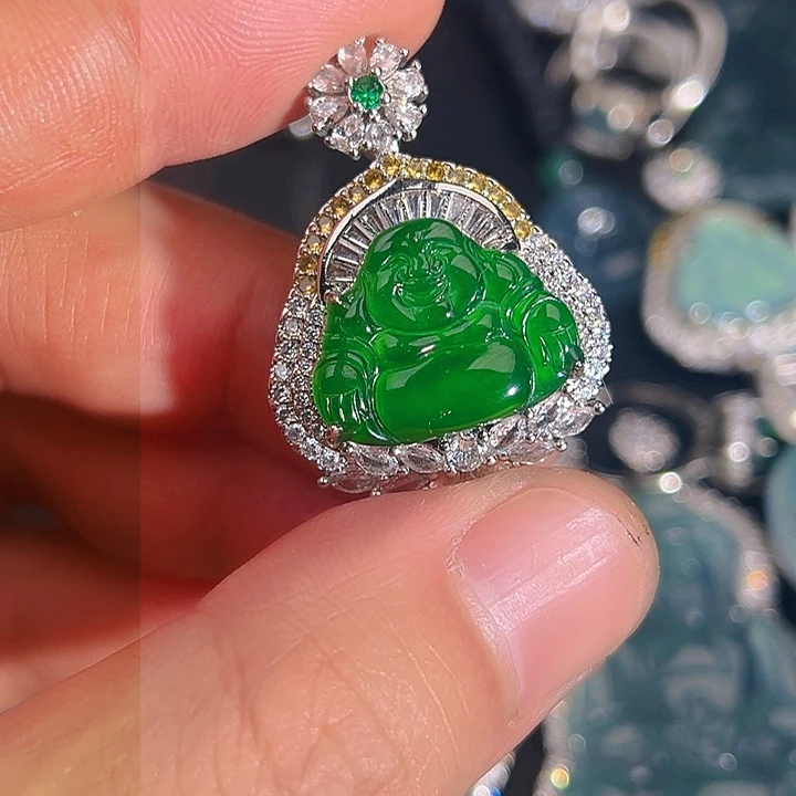 翡翠颈饰未镶嵌258，