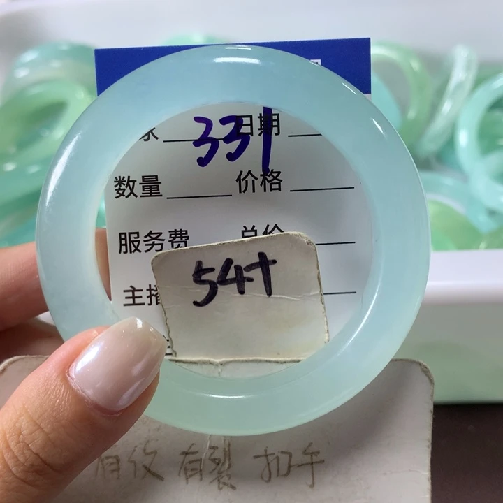 未镶嵌蛇纹石玉手镯331