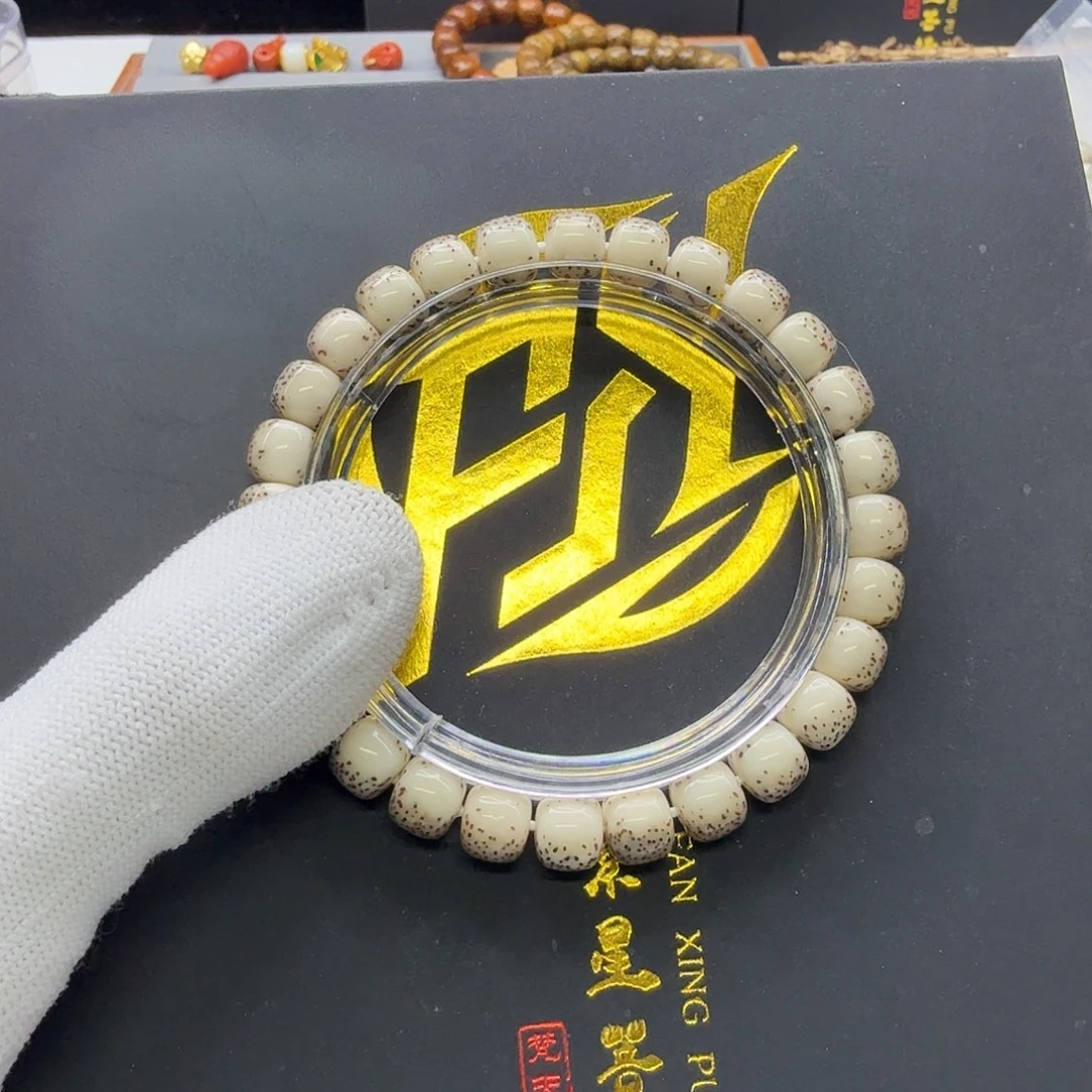 星月菩提吊坠28梵天糯冰灰背河豚8单圈一物一图