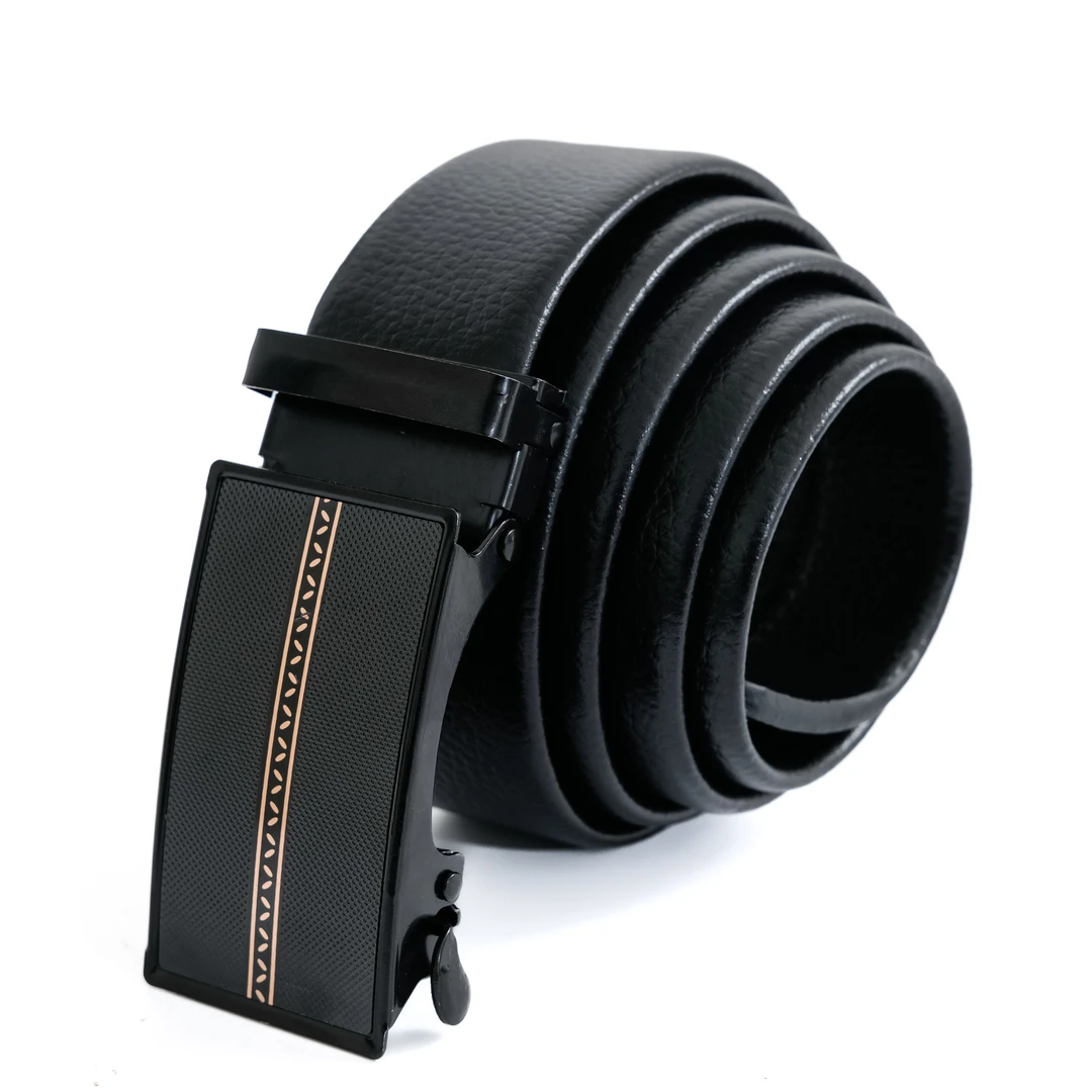 男士皮带商务休闲百搭时尚黑色带扣男式腰带