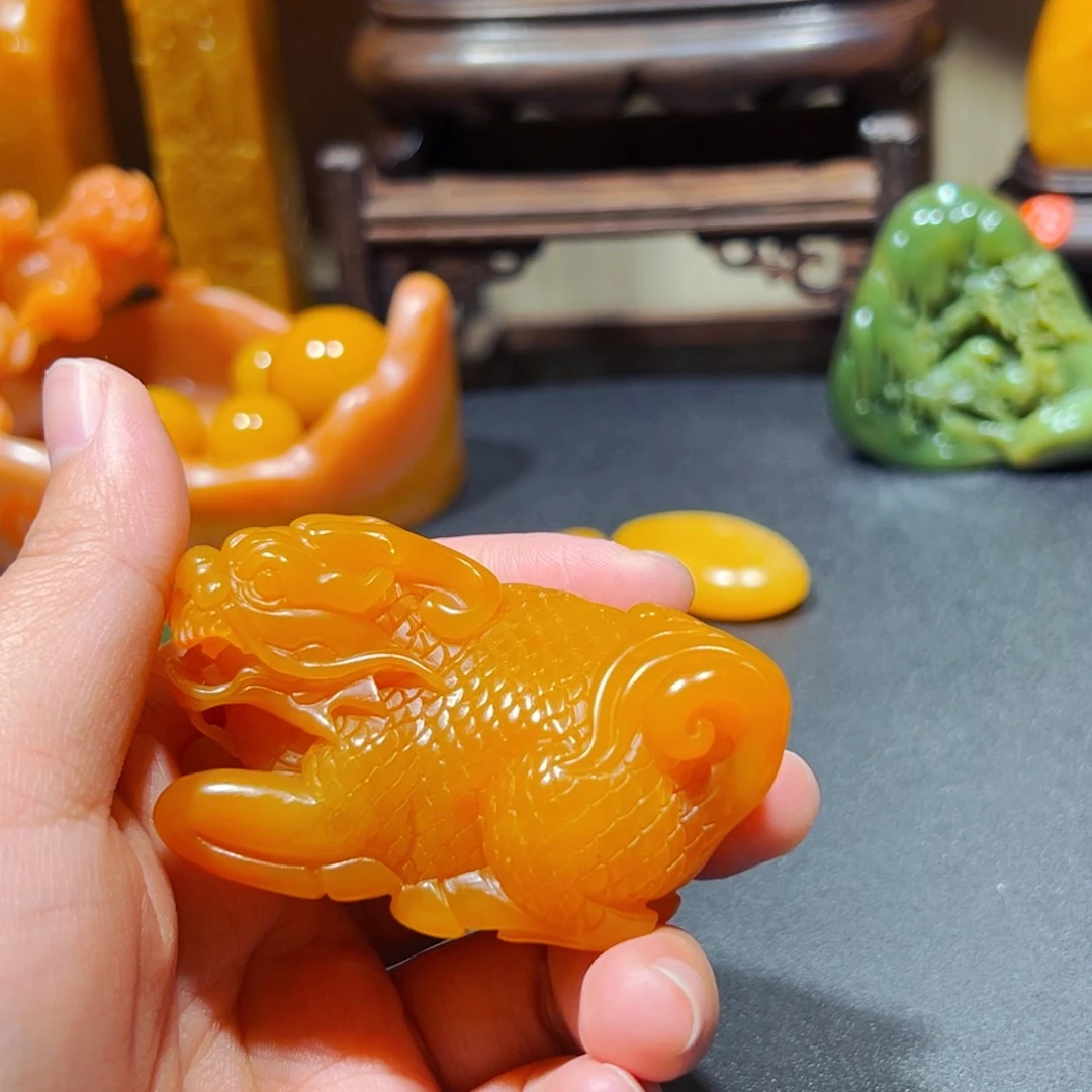 田黄石巧***生石雕石雕石雕