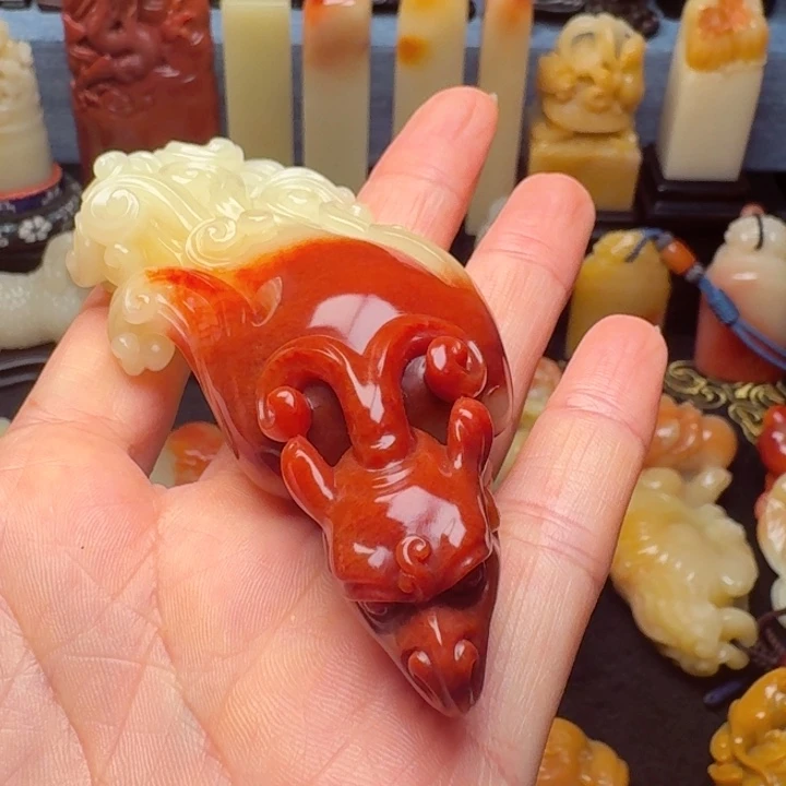 寿山石印石D*I寿山石芙蓉